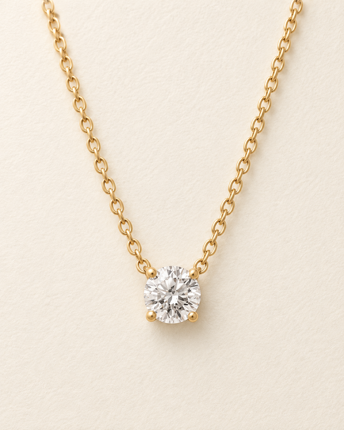 Lumière Solitaire Pendant