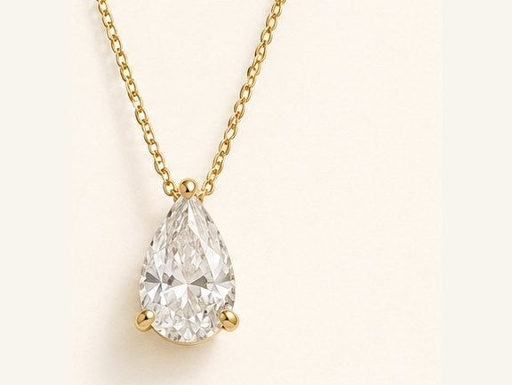 Sample 04 · Mira Pear Pendant