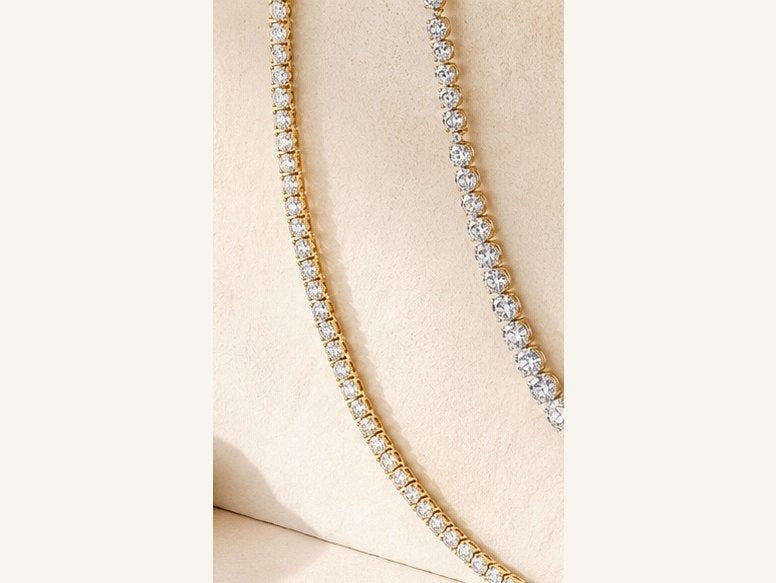 Sample 15 · Classic Tennis Necklace