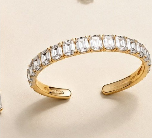 Sample 17 · Diamond Cuff Bracelet