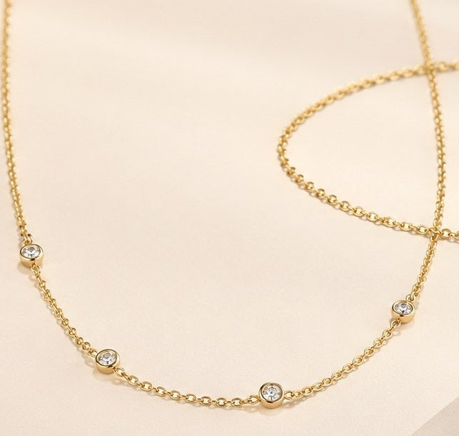 Sample 12 · Petite Bezel Bracelet